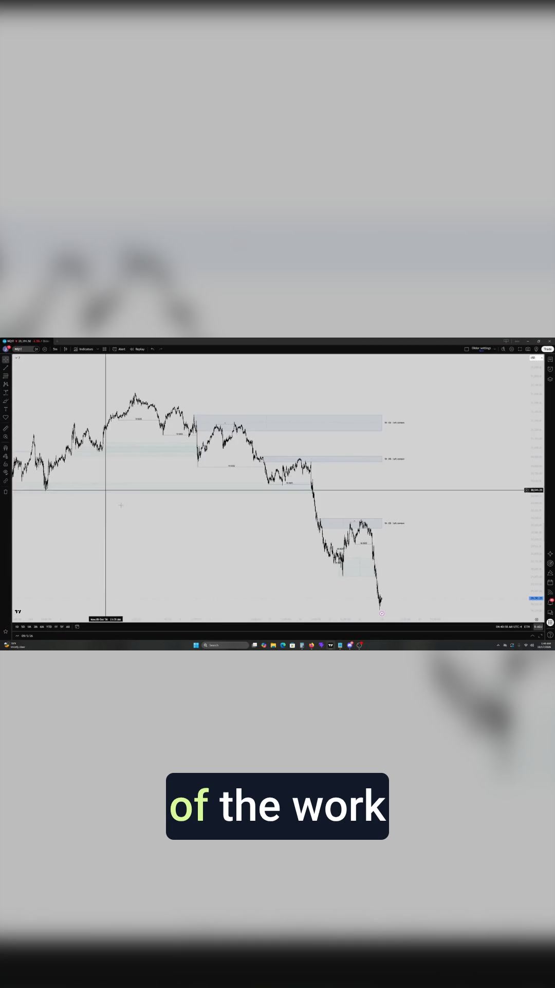Order block and inducement examples from Jeremy's chart walkthrough